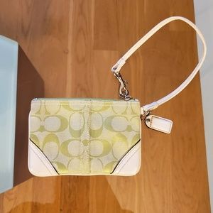 Coach Signature Wristlet